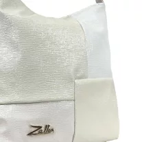 Zellia Női Válltáska Zlb111 Fehér-Beige - Shiny -