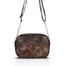 Zellia Női Oldaltáska Zlb202 Bronz -Mesh -