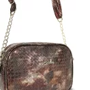 Zellia Női Oldaltáska Zlb202 Bronz -Mesh -