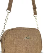 Zellia Női Oldaltáska Zlb202 Camel - Shimmer -