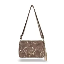 Zellia Női Oldaltáska Zlb210 Taupe - Leaf -