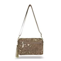 Zellia Női Oldaltáska Zlb210 Taupe - Leaf -