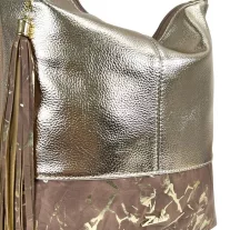Zellia Női Válltáska Zlb213 Taupe-Arany - Leaf -