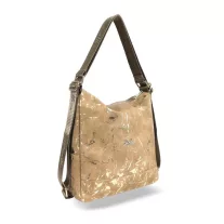  Zellia Női Válltáska/Hátizsáká Alakítható Zlb317 Camel - Leaf -