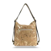   Zellia Női Válltáska/Hátizsáká Alakítható Zlb317 Camel - Leaf -