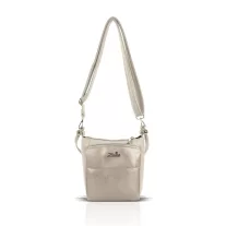 Zellia Női Oldaltáska Zlb361 Beige-Arany - Brw -