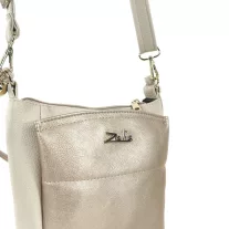 Zellia Női Oldaltáska Zlb361 Beige-Arany - Brw -