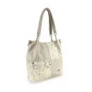 Zellia Női Válltáska ZLB377 Beige-Arany - Leaf -