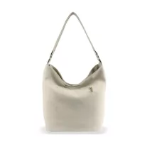 Zellia Női Válltáska ZLB401 Beige Matt - Krokkó -