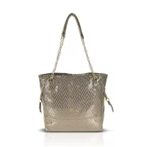 Zellia Női Válltáska Zlb474 Taupe-Arany