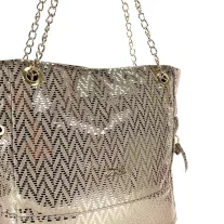 Zellia Női Válltáska Zlb474 Taupe-Arany