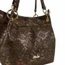 Zellia Női Válltáska Zlb475 Barna - Python -