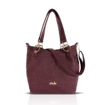 Zellia Női Válltáska Zlb475 Bordó - Shimmer -