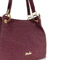 Zellia Női Válltáska Zlb475 Bordó - Shimmer -