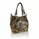 Zellia Női Válltáska Zlb475 Bronz-Ezüst - Python -
