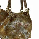 Zellia Női Válltáska Zlb475 Bronz-Ezüst - Python -