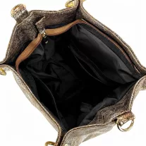 Zellia Női Válltáska Zlb475 Bronz-Ezüst - Python -