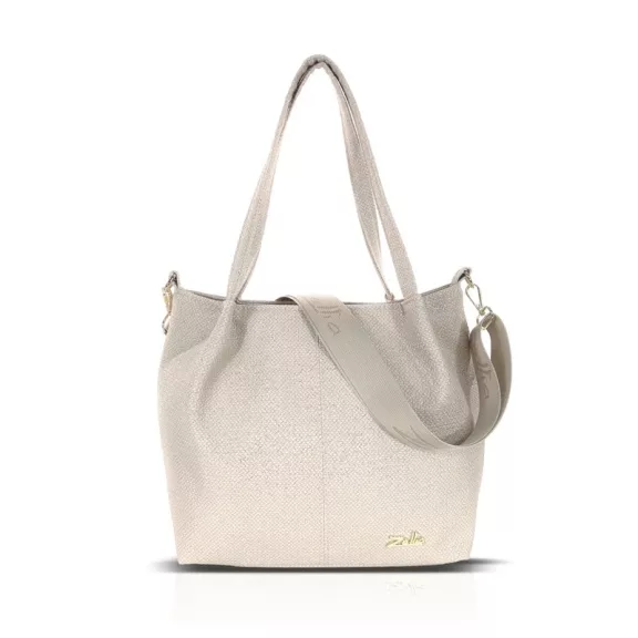 Zellia Női Válltáska ZLB481 Beige-Arany - Bella - Zellia Női Válltáska ZLB481 Beige-Arany - Bella -