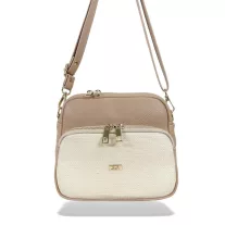 Zellia Női Oldaltáska Zvn24010 Beige-Arany - Csillámos -