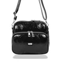Zellia Női Oldaltáska Zvn24010 Fekete - Lakk -