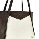 Zellia Női Válltáska ZVN26007 Barna-Beige