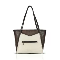 Zellia Női Válltáska ZVN26007 Barna-Beige