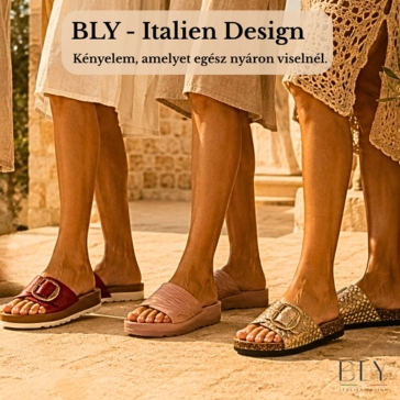 BLY Butterfly papucsok – Olasz életérzés minden lépésben