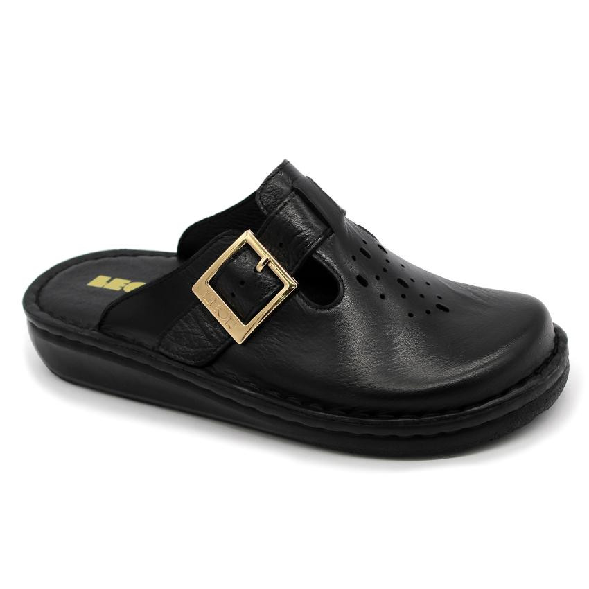 302 LEON Comfort női bőr klumpa